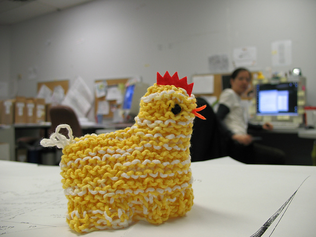 Bev's Egg Cozy or Chicken toy