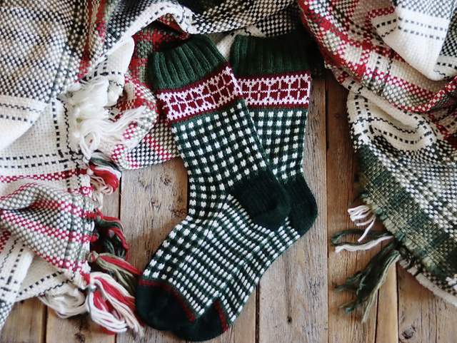 Farmhouse Christmas Socks