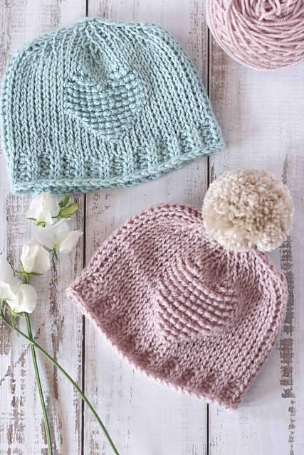 For my sweetheart baby hat
