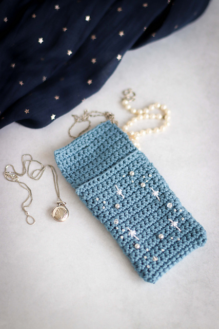 Starry nights pouch