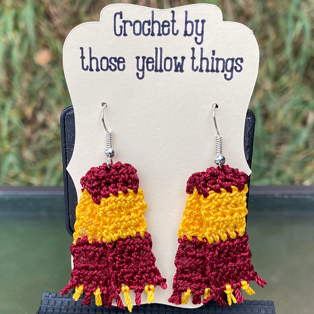 Harry Potter Scarf Earrings