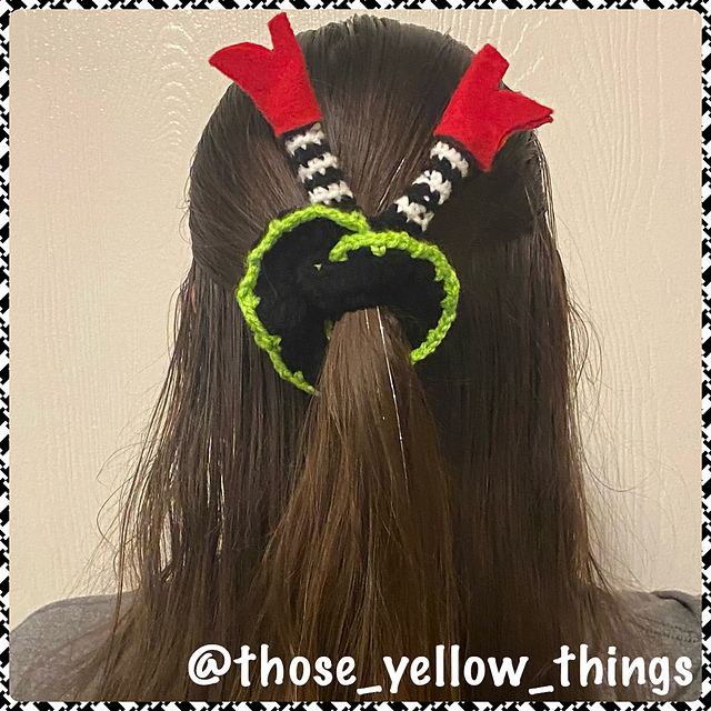 Witchy Halloween Scrunchy