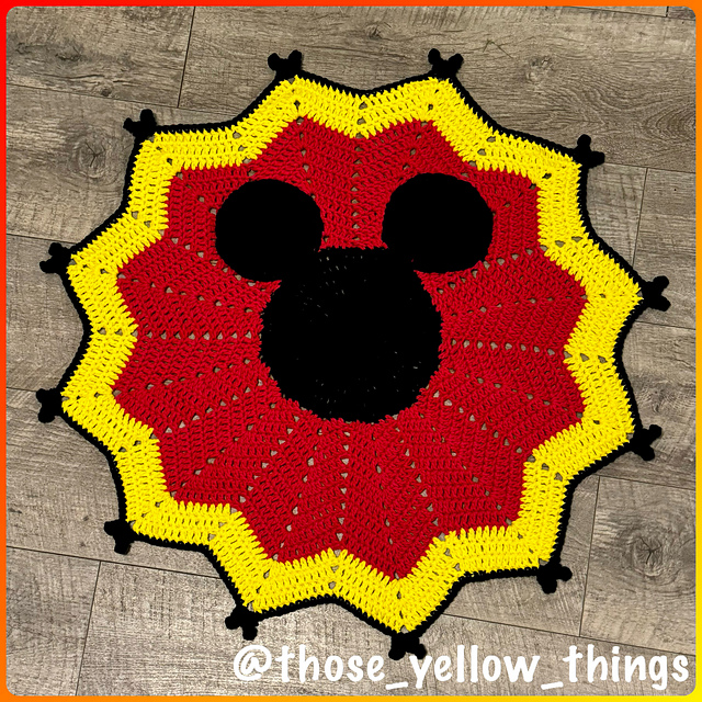 Mickey Inspired Baby Blanket