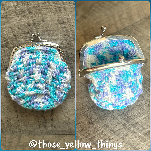 Basket Weave Coin Purse