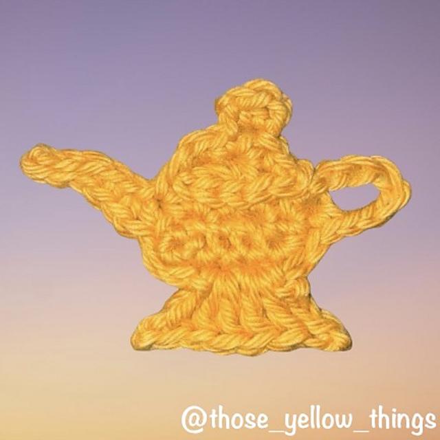 Genie Lamp Applique