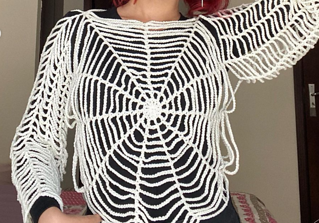 Spiderweb Crochet Top