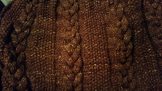 Braided Seedy Cables Blanket