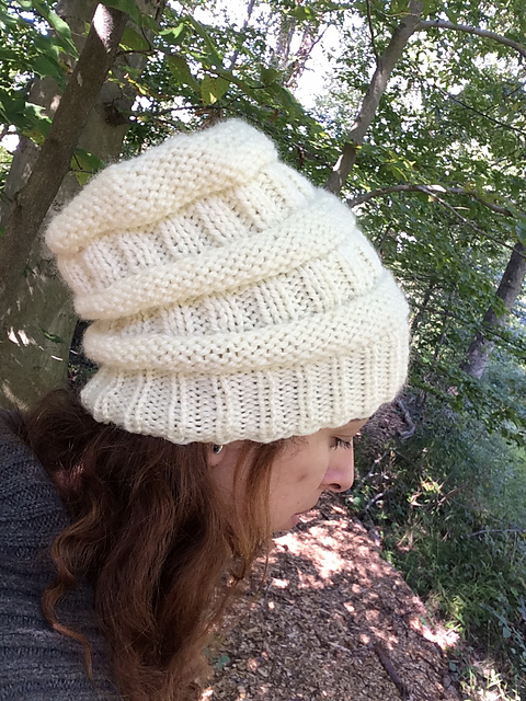 Chunky Ribbed Slouch Hat
