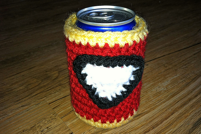 Iron Man Soda Cozy