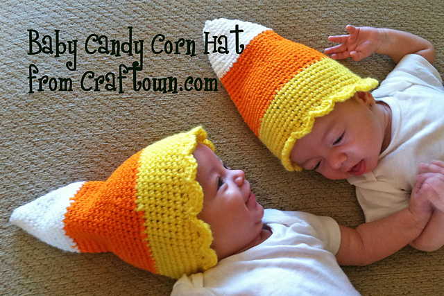 Ravelry: Baby Candy Corn Hat pattern by Tia Davis