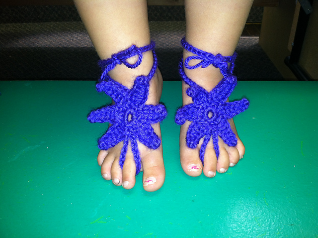Baby Starfish Barefoot Sandals