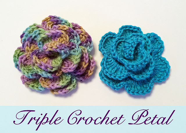 Triple Crochet Flower