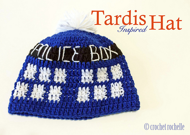 Tardis Inspired Hat