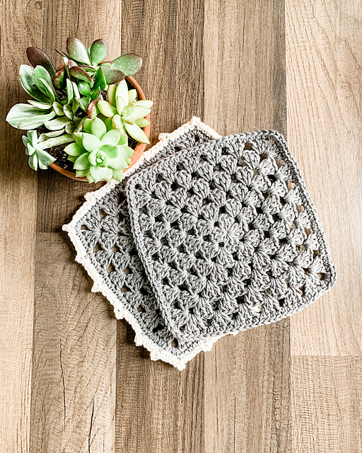 Granny Square Washcloth