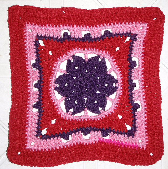 Falling Star Afghan Square