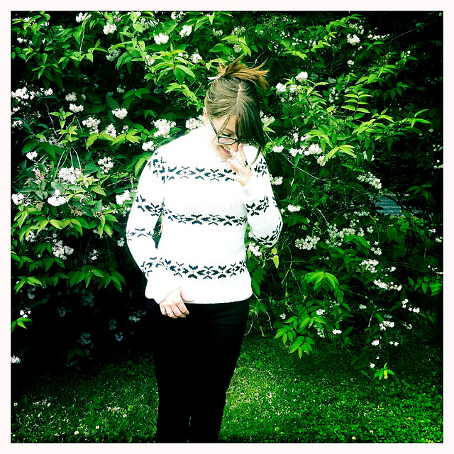 Sarah's White Jumper