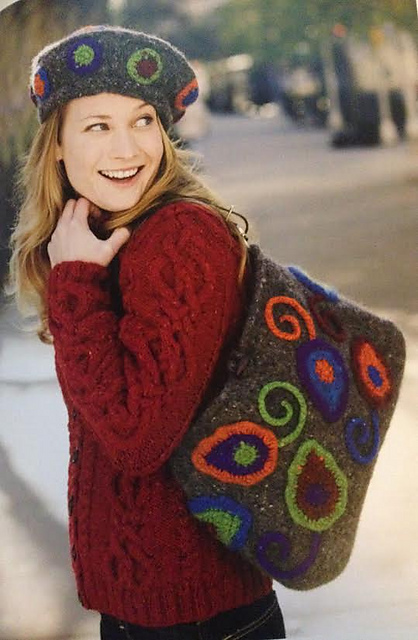 Highlands Felted Bag and Beret