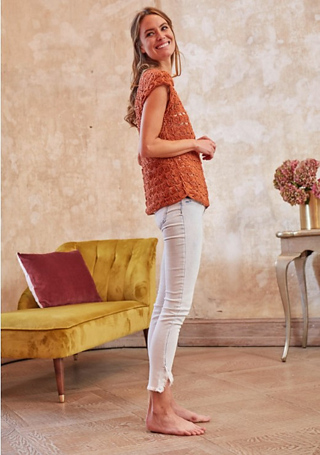 S10223 Crocheted Shirt
