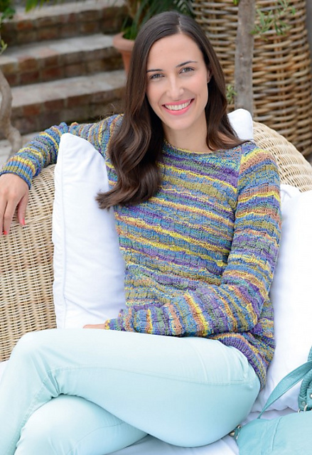 Women’s Pullover with Textured Pattern, S9038