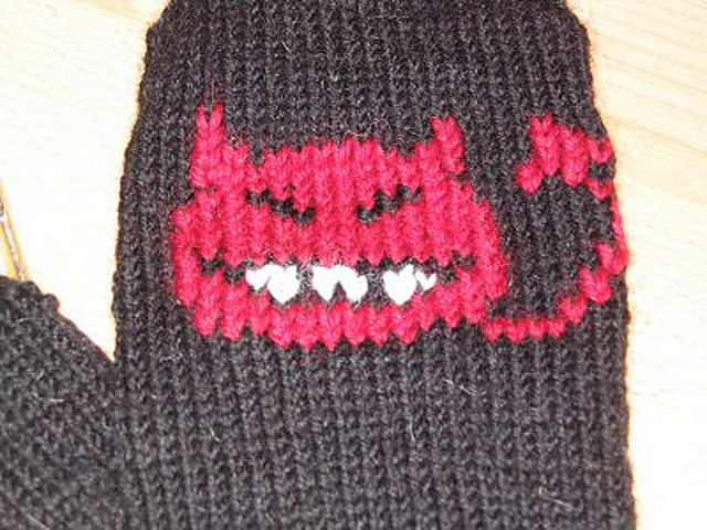 Emoji mittens