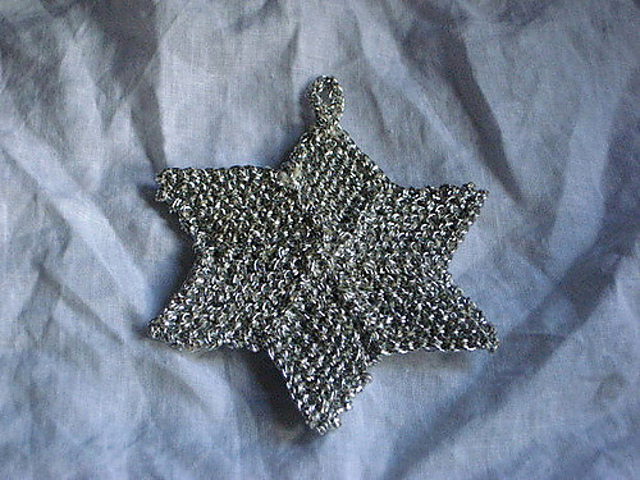 Six Pointed Star Christmas Ornament