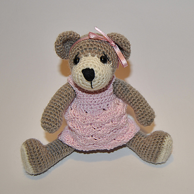 Bear with Outfits - dress and pants