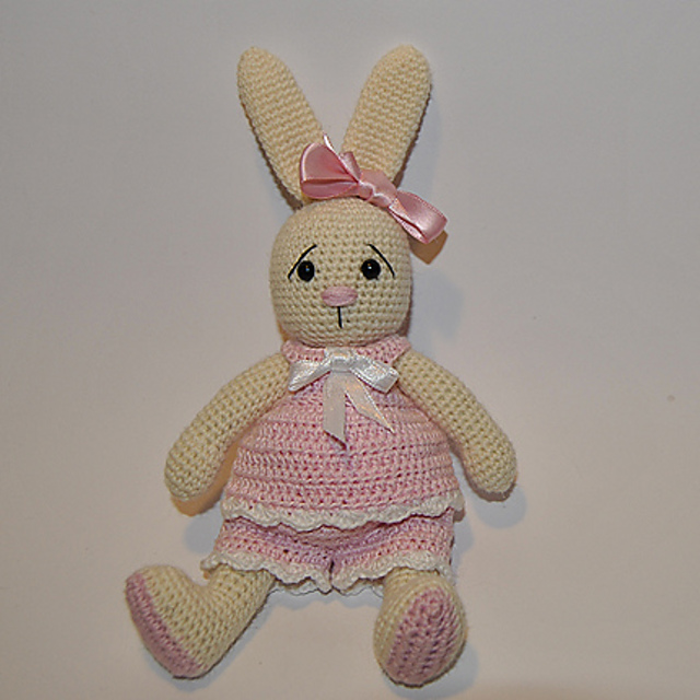 Bunny with Outfits - dress and pants
