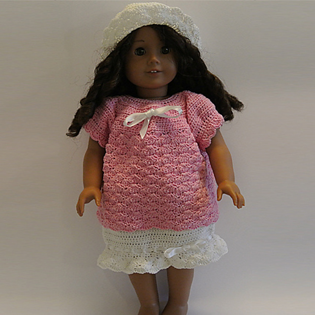 American Girl Doll Clothes 41 - Top, Skirt and Hat