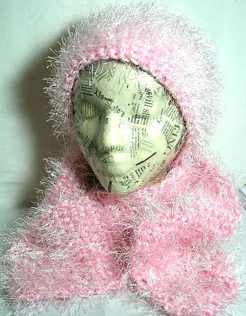 Easy Furry Hat and Scarf Set