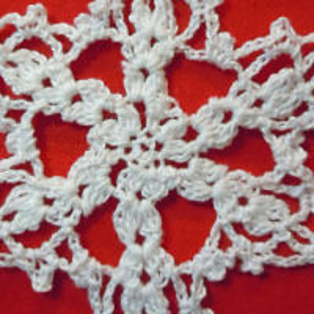 Lace Crystals Snowflake