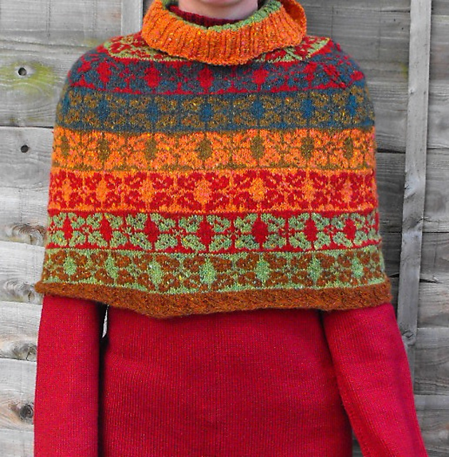 autumn capelet