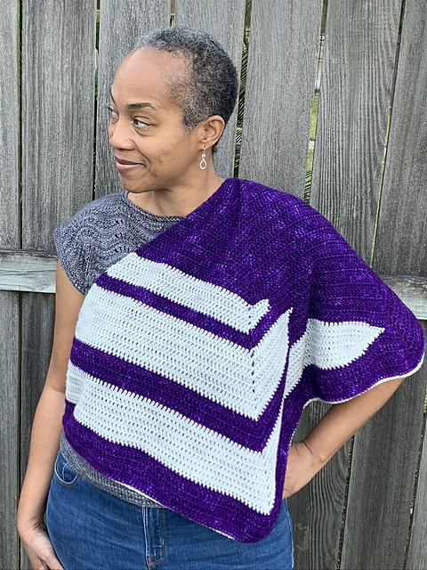 Desalinyèn Asymmetric Shawl