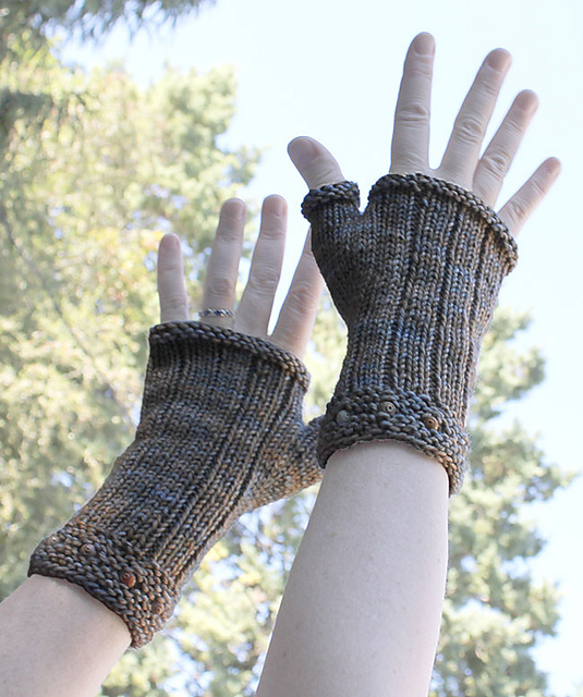 Summer's End Fingerless Gloves