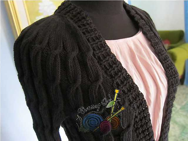 Cable-Rib Cardi