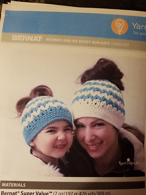 Mommy and Me Messy Bun Hats