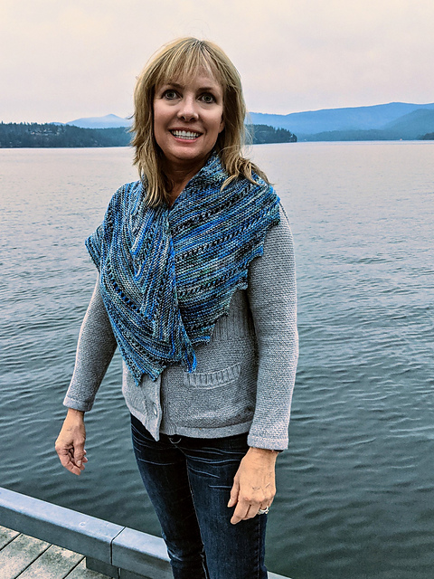 Sawtooth Shawl