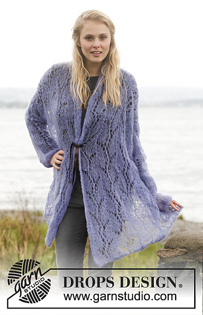 Ravelry: 149-31 Blue Leaf pattern by DROPS design