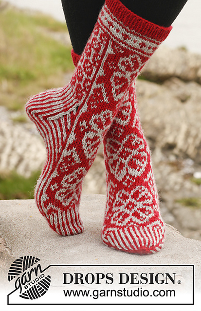 150-5 Winter Rose Socks