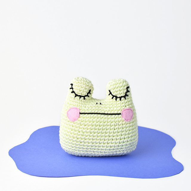 Pastel Frog Amigurumi