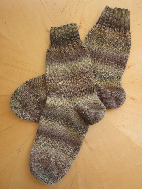 Short-Row Heel Sock