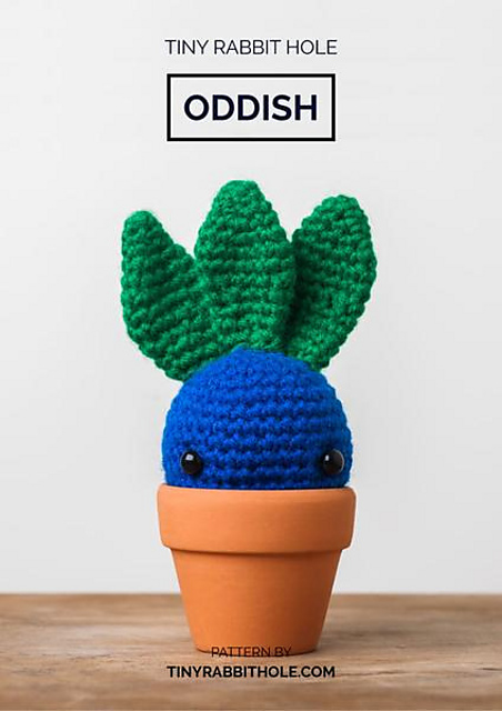 Oddish from Pokemon Amigurumi