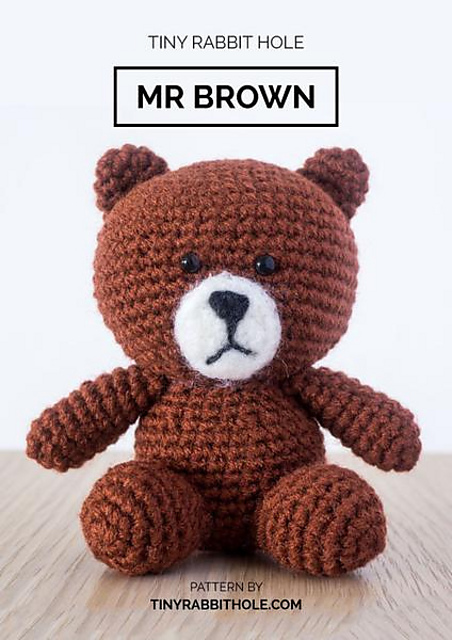 Mr Brown from Line Amigurumi
