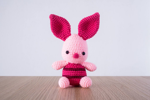 Piglet from Winnie the Pooh Amigurumi