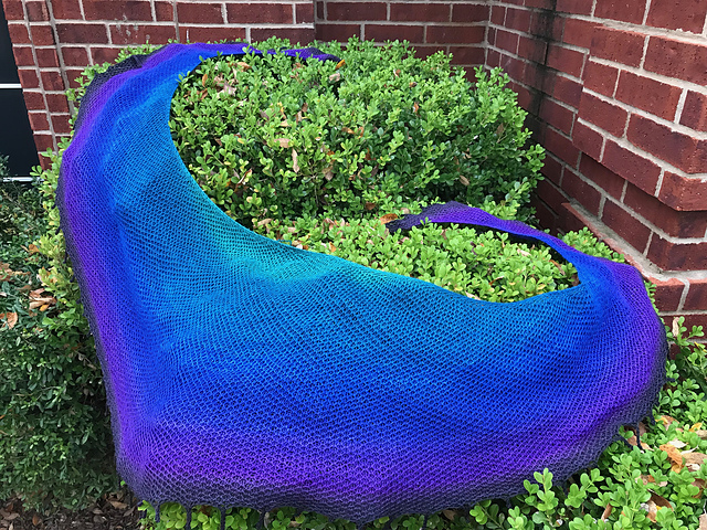 Burning Flame Shawl