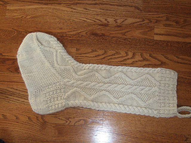 Aran Christmas Stocking