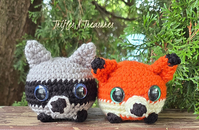 Big Chonks-Raccoon and Fox