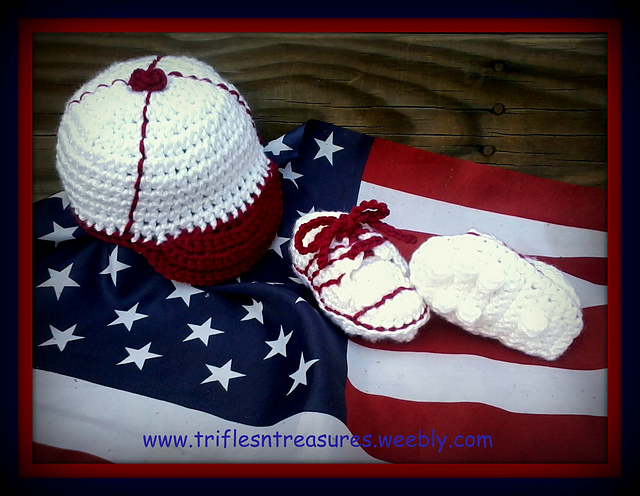 Take Me Out to the Ballgame Infant Photo Prop Set