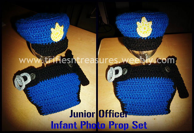 Junior Officer Infant Photo Prop Set