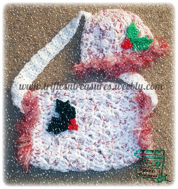 Winter Kisses Hat/Hand Muff Set