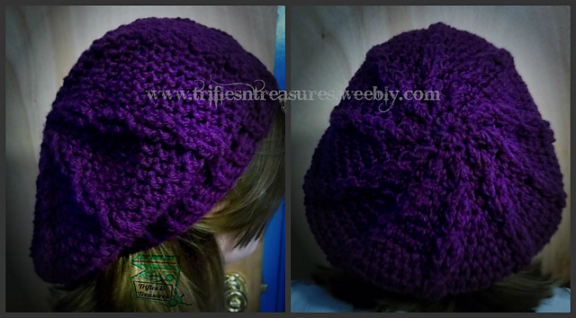 Twisted Cables Slouchy Hat